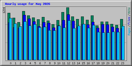 Hourly usage for May 2026
